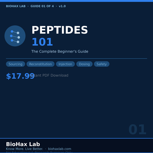 Peptide 101: The Beginner's Complete Guide
