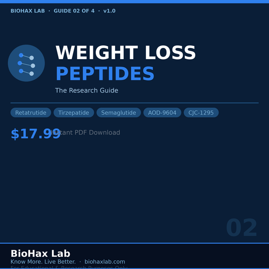 Weight Loss Peptides: The Research Guide